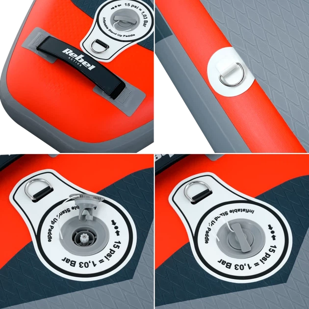 Дошка SUP REBEL ACTIVE RBA4501 Orange (RBA-4501-OR) - зображення 10