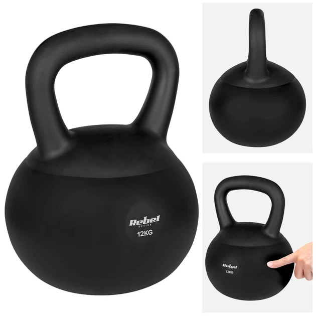 Гиря мягкая виниловая REBEL ACTIVE 12kg (RBA-2333-12) - Фото 6 Гиря мягкая виниловая REBEL ACTIVE 12kg (RBA-2333-12) - изображение 6