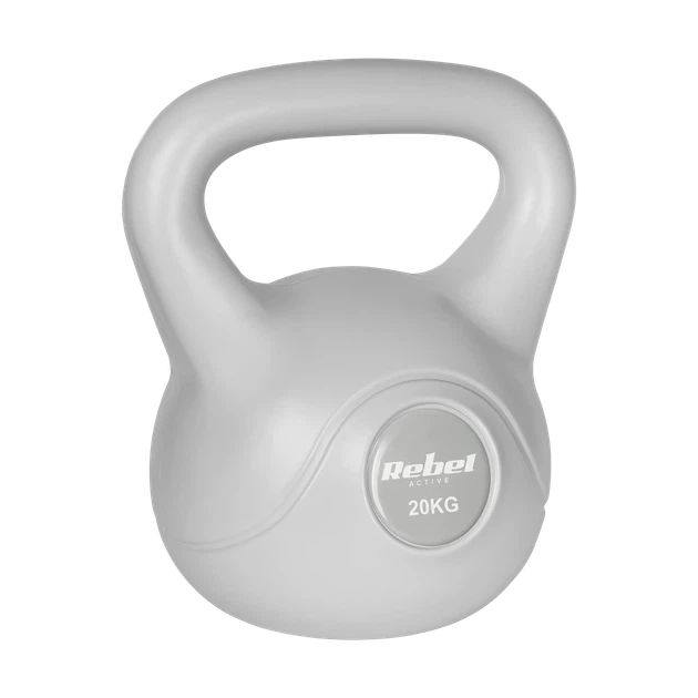 Гиря битумная Rebel Active 20 кг Gray (RBA-2322G-20) - Фото 1 Гиря битумная Rebel Active 20 кг Gray (RBA-2322G-20) - изображение 1