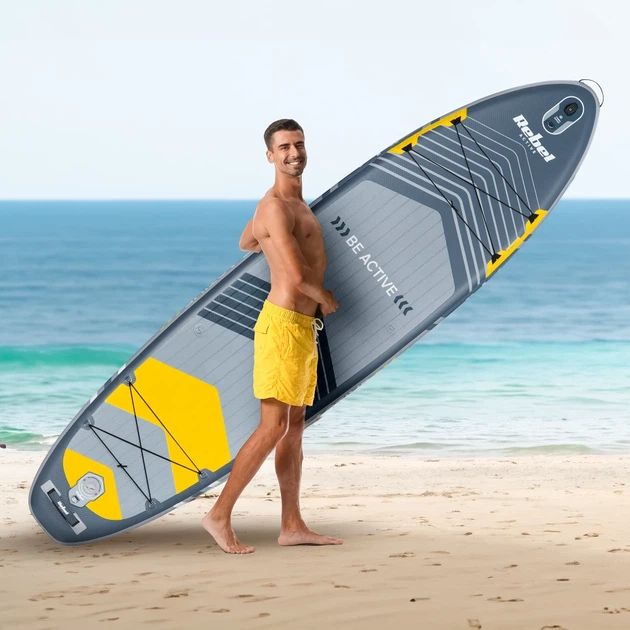 Дошка SUP REBEL Active RBA-4507 Gray (RBA-4507-G) - зображення 13