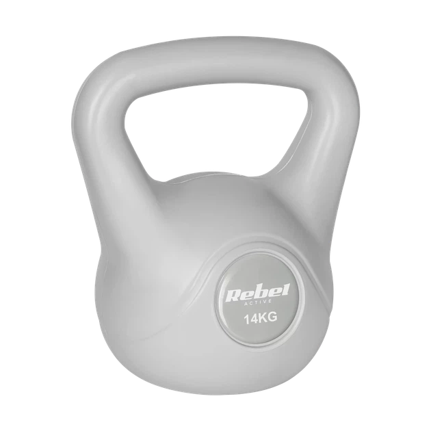 Гіря REBEL ACTIVE 14 кг Gray (RBA-2322G-14) - Фото 1 Гіря REBEL ACTIVE 14 кг Gray (RBA-2322G-14) - зображення 1