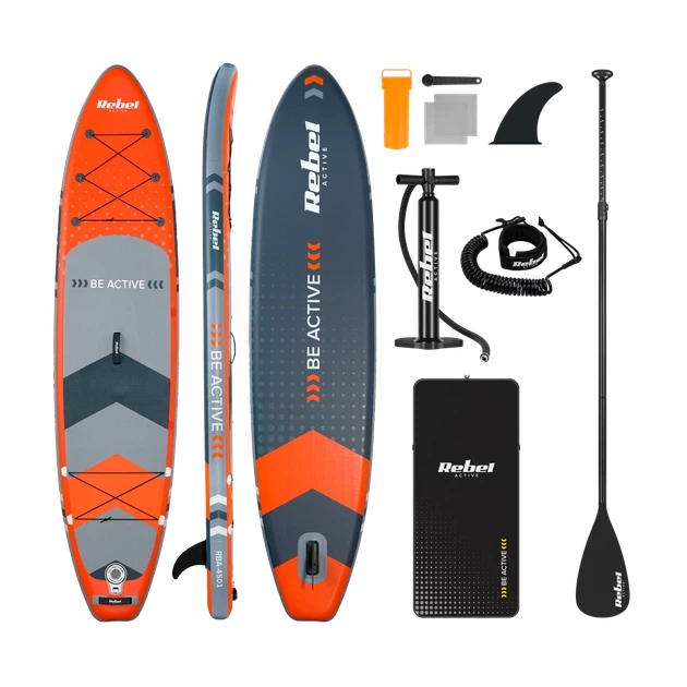 Дошка SUP REBEL ACTIVE RBA4500 Orange (RBA-4500-OR) - Фото 1 Дошка SUP REBEL ACTIVE RBA4500 Orange (RBA-4500-OR) - зображення 1