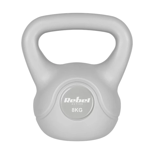 Гиря REBEL ACTIVE 8 кг Gray (RBA-2322G-08) - изображение 2