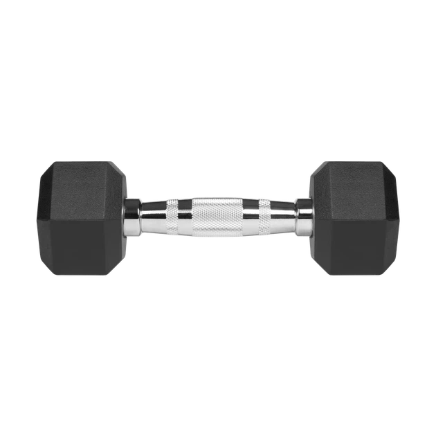 Гантелі гумовані HEX REBEL ACTIVE 2x2.5 кг - зображення 4