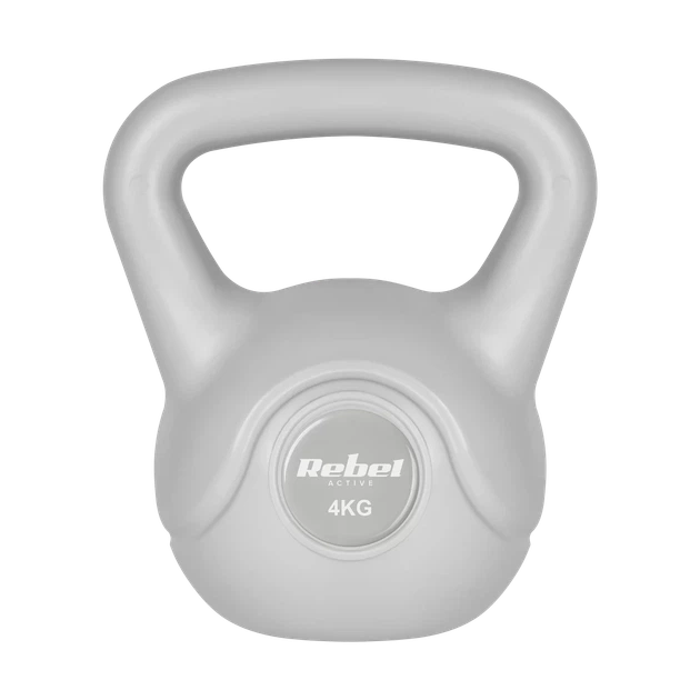 Гиря битумная REBEL ACTIVE 4 кг Gray - Фото 2 Гиря битумная REBEL ACTIVE 4 кг Gray - изображение 2