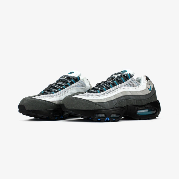 Кроссовки мужские Ni Air Max 95 Grey Baltic Blue / Най аир макс 95 серые с голубым 44 - изображение 2