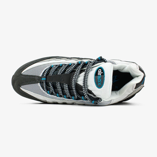 Кроссовки мужские Ni Air Max 95 Grey Baltic Blue / Най аир макс 95 серые с голубым 44 - изображение 8
