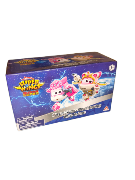 Набор игровых трансформеров Super Wings Transforming Dizzy (Диззи) & Sara (Сара) - Фото 3 Набор игровых трансформеров Super Wings Transforming Dizzy (Диззи) & Sara (Сара) - изображение 3