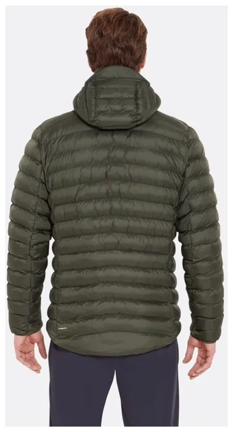 Зимова чоловіча куртка Rab Cirrus Alpine Jacket, Beluga (S) - зображення 2