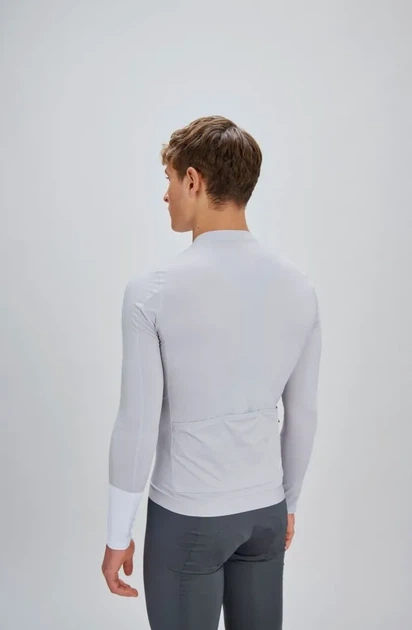 Велоджерсі чоловіче з довгим рукавом M's Cadence LS Jersey, Granite Grey (S) - изображение 4