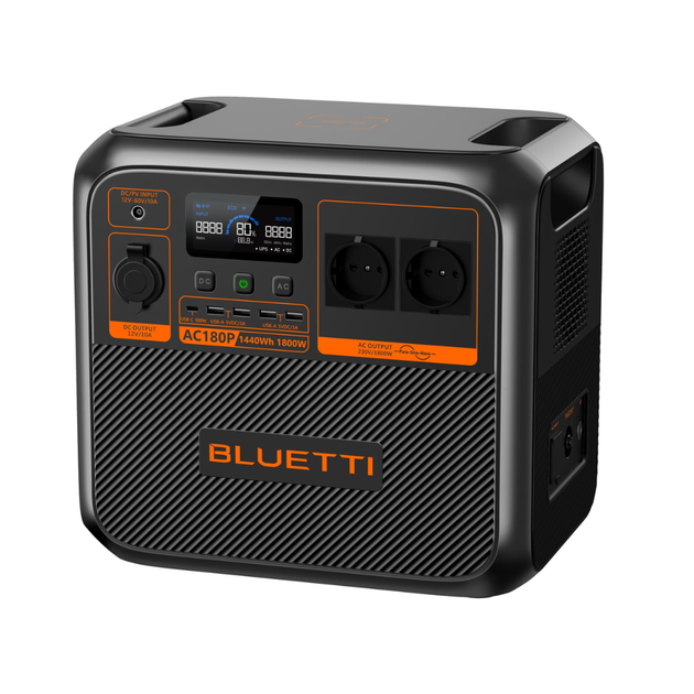 Зарядная станция BLUETTI AC180P 1440Wh 1800W 2700 Вт пик, LiFePO4 - Фото 1 Зарядная станция BLUETTI AC180P 1440Wh 1800W 2700 Вт пик, LiFePO4 - изображение 1
