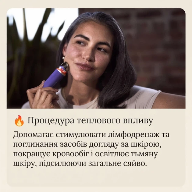 Портативний масажер для догляду за шкірою обличчя від набряків TheraFace Depuffing Wand Therabody — бездротовий контрастний термопристрій із теплом та холодом, синій( TF0004132-3A40 ) - изображение 11