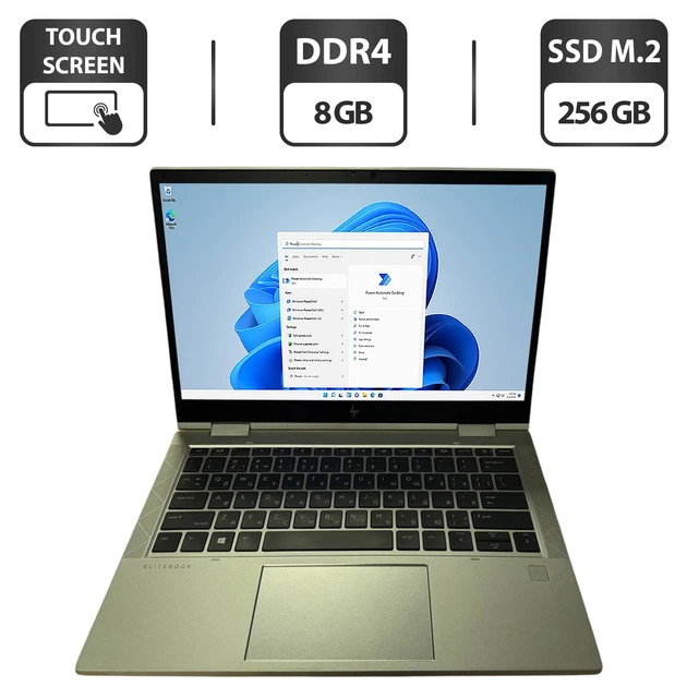 Ультрабук-трансформер HP EliteBook x360 830 G7 / 13.3" (1920x1080) IPS Touch / Intel Core i5-10310U (4 (8) ядра по 1.7 - 4.4 GHz) / 8 GB DDR4 / 256 GB SSD M.2 / Intel UHD Graphics / WebCam б/в - Фото 1 Ультрабук-трансформер HP EliteBook x360 830 G7 / 13.3" (1920x1080) IPS Touch / Intel Core i5-10310U (4 (8) ядра по 1.7 - 4.4 GHz) / 8 GB DDR4 / 256 GB SSD M.2 / Intel UHD Graphics / WebCam б/в - зображення 1