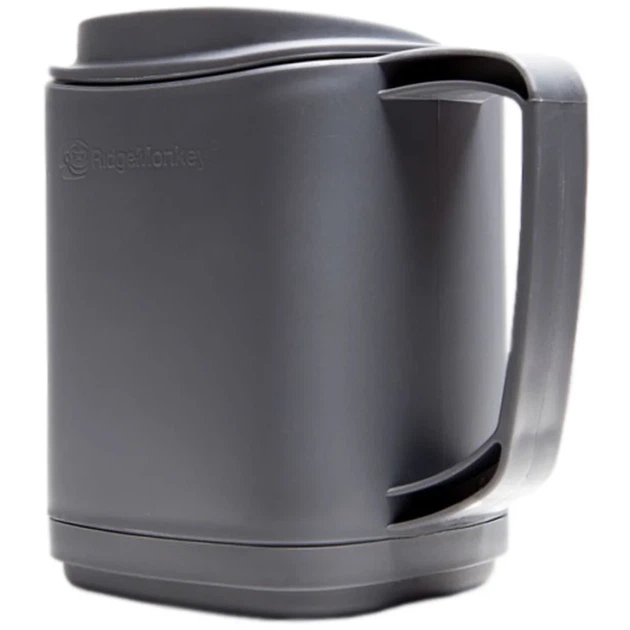 Термокружка RidgeMonkey ThermoMug 0.4l Gunmetal grey - Фото 1 Термокружка RidgeMonkey ThermoMug 0.4l Gunmetal grey - зображення 1