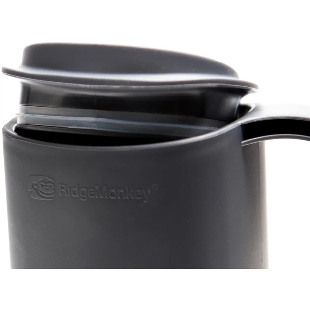 Термокружка RidgeMonkey ThermoMug 0.4l Gunmetal grey - Фото 3 Термокружка RidgeMonkey ThermoMug 0.4l Gunmetal grey - зображення 3