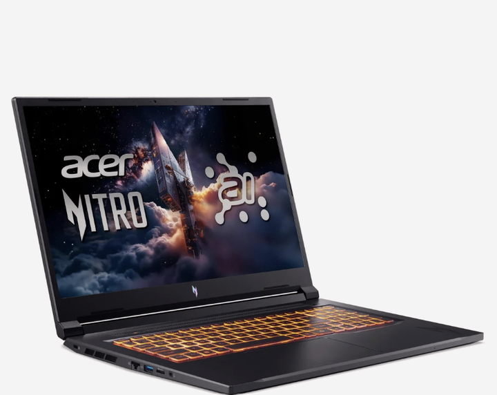 Ноутбук Acer Nitro V17 AI ANV17-41 || NH.QYVEP.003, AMD Ryzen 5 240, 16 ГБ DDR5, SSD 512 ГБ, RTX 5060 8 ГБ, 17.3" Full HD IPS 144 Гц, Windows 11 Home - Фото 2 Ноутбук Acer Nitro V17 AI ANV17-41 || NH.QYVEP.003, AMD Ryzen 5 240, 16 ГБ DDR5, SSD 512 ГБ, RTX 5060 8 ГБ, 17.3" Full HD IPS 144 Гц, Windows 11 Home - изображение 2