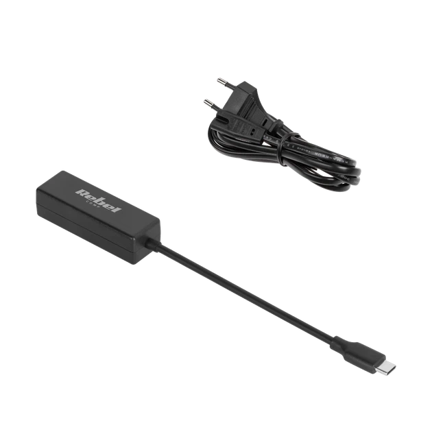 Блок питания универсальный Rebel 90W 15-20V 12 насадок с Power Delivery (KOM0962) - изображение 3