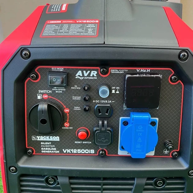 Инверторный бензиновый генератор Vackson VK12500iS (3.2 / 3.5 кВт) - изображение 2