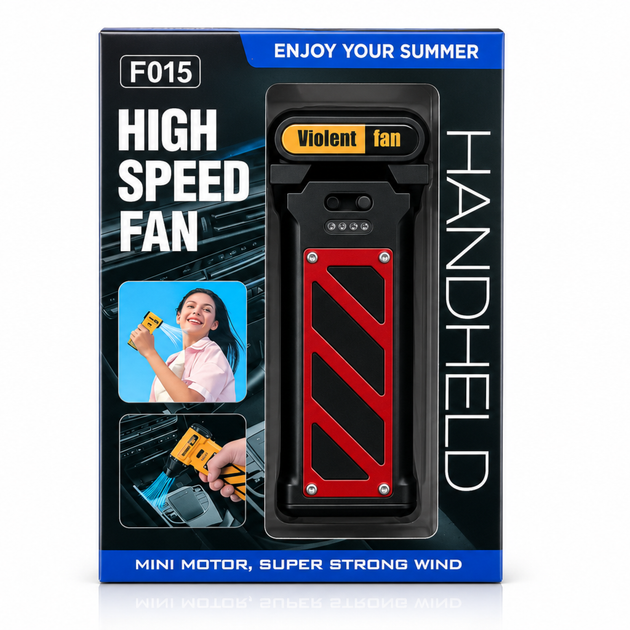 Мощная воздуходувка F015 High Speed Fan 8000 мАч, воздуходувка для ПК и авто Rad-Black - изображение 10