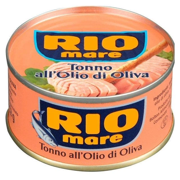 Rio Mare Тунець в оливковій олії 80г - Фото 1 Rio Mare Тунець в оливковій олії 80г - зображення 1