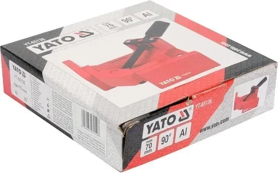 Тиски угловые YATO 90° 150 x 150 мм высота 55 мм разжим 70 мм (YT-65136) - изображение 5
