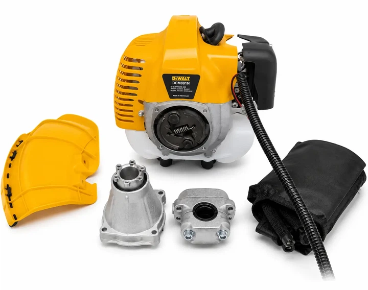 Бензокоса DeWalt DCM881N 5,4 кВт мотокоса бензинова 7,3 к с тример 52 см³ 11500 об хв з прямою штангою 28 мм ножем ліскою фрезою для трави бур'янів чагарників саду ділянки - зображення 5