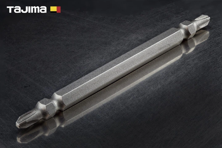Біта хрестова Tajima Wpro РН2 100мм двостороння магнітна - Фото 1 Біта хрестова Tajima Wpro РН2 100мм двостороння магнітна - изображение 1