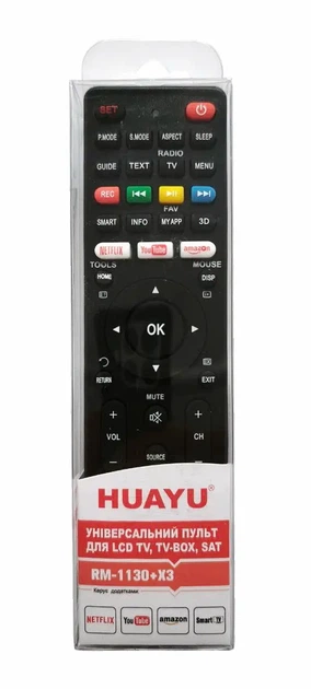 Універсальний пульт Huayu RM-1130+X3 - зображення 3