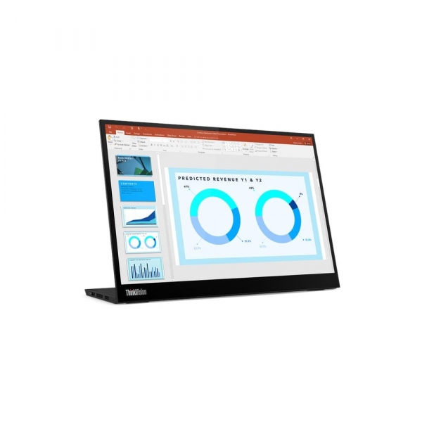 LENOVO 14" 16:10 портативний ips рк монітор, 2240х1400, 6 мс, 2xUSB c (pd до 65 Вт) M14d - Фото 2 LENOVO 14" 16:10 портативний ips рк монітор, 2240х1400, 6 мс, 2xUSB c (pd до 65 Вт) M14d - изображение 2
