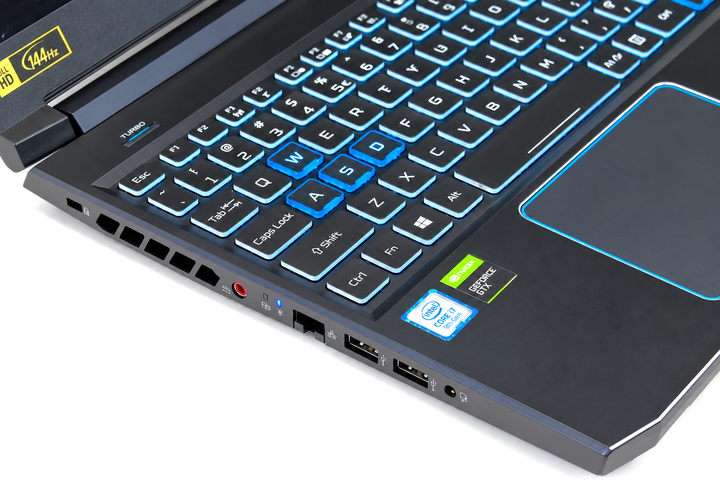 Ноутбук Acer Predator Helios 300 PH315-52 Core i7-9750H GTX 1660 Ti 6GB 16GB DDR4 SSD 512GB 15.6″ FHD 144Hz Чорний Б/У - зображення 4