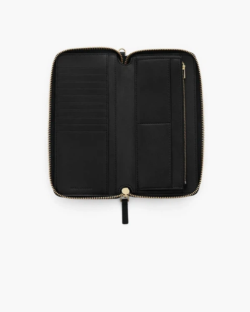 Кошелек женский Marc Jacobs The Pebble J Marc Continental Wallet 2F5SMP068S01-001 Black Чёрный - изображение 2