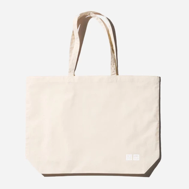 Сумка шоппер тканевая Uniqlo 132042457 Молочная (1162149710) - Фото 1 Сумка шоппер тканевая Uniqlo 132042457 Молочная (1162149710) - изображение 1