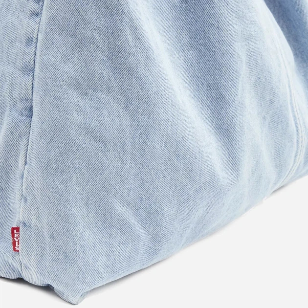 Сумка хобо женская тканевая большая Levi's 999095264 Голубая (1162181472) - изображение 5