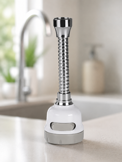 Экономитель Воды Water Saver / 360 Градусов аэратор на кран с гибким шлангом - Фото 1 Экономитель Воды Water Saver / 360 Градусов аэратор на кран с гибким шлангом - изображение 1