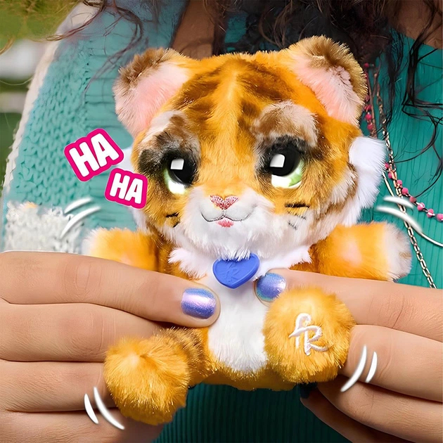 Інтерактивна іграшка Furreal My Mini s Little Hugs Малюк Тигр 10.5 см звукові ефекти 28153 - Фото 4 Інтерактивна іграшка Furreal My Mini s Little Hugs Малюк Тигр 10.5 см звукові ефекти 28153 - зображення 4