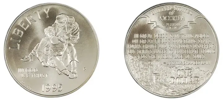 Колекційний набір монет “Liberty - Громадянська Війна” 1995 рік - Фото 2 Колекційний набір монет “Liberty - Громадянська Війна” 1995 рік - изображение 2