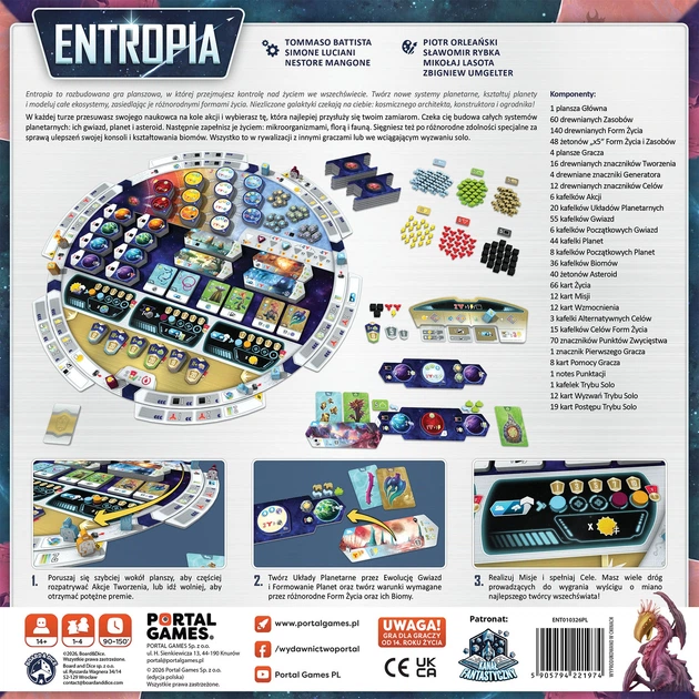 Настільна гра Portal Games Entropia (польське видання) (5905794221974) - Фото 20 Настільна гра Portal Games Entropia (польське видання) (5905794221974) - зображення 20