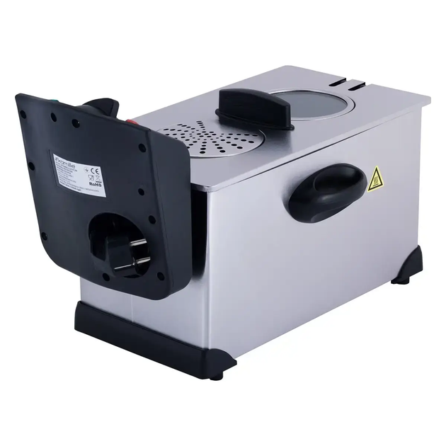 Фритюрница Kamille KM-6813 3 л 2000 Вт из нержавейки с термостатом и Cool Zone - изображение 5