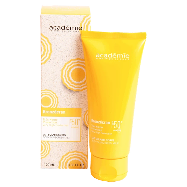 Солнцезащитное молочко для тела SPF 50 Academie Bronzecran Body Sunscreen Milk SPF 50+ 100 мл - изображение 2