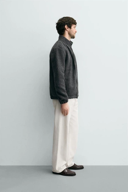 Куртка чоловіча з суміші вовни Zara 4087/402 XL - Фото 3 Куртка чоловіча з суміші вовни Zara 4087/402 XL - изображение 3