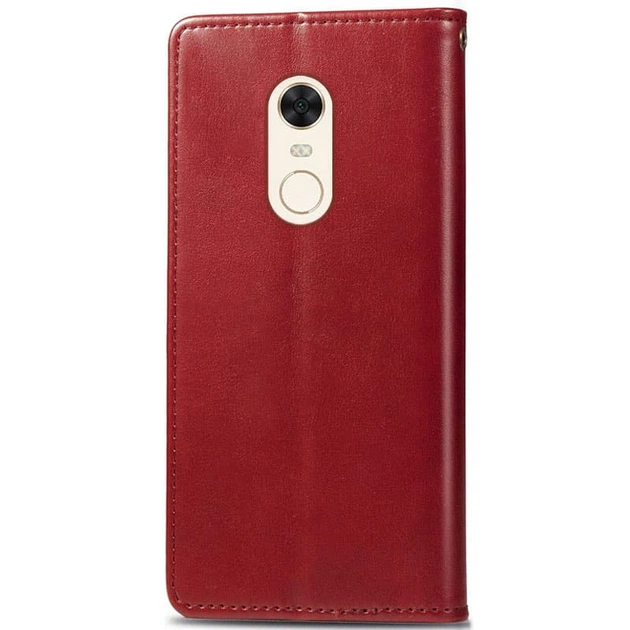 Кожаный чехол книжка GETMAN Gallant (PU) для Xiaomi Redmi 5 Plus / Redmi Note 5 (Single Camera) Red - Фото 4 Кожаный чехол книжка GETMAN Gallant (PU) для Xiaomi Redmi 5 Plus / Redmi Note 5 (Single Camera) Red - изображение 4