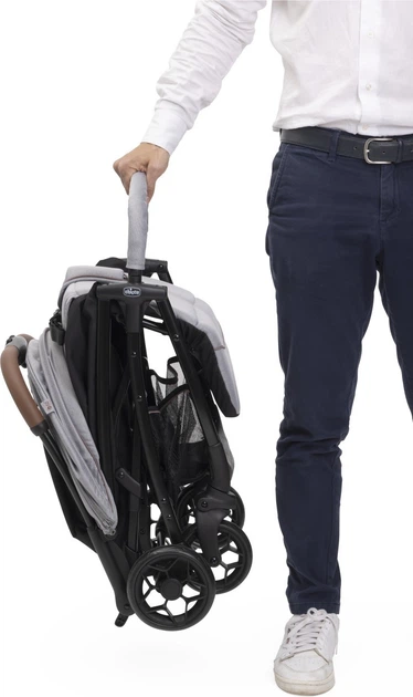 Wózek spacerowy Chicco Glee Szary (8058664183746) - obraz 9