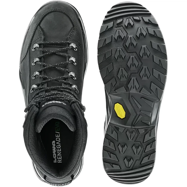 Черевики Lowa Renegade Evo GTX MID 42 Deep Black - Фото 6 Черевики Lowa Renegade Evo GTX MID 42 Deep Black - зображення 6