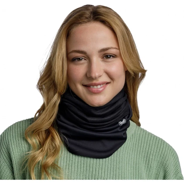 Мультиповязка Buff Windproof Solid Black - изображение 5