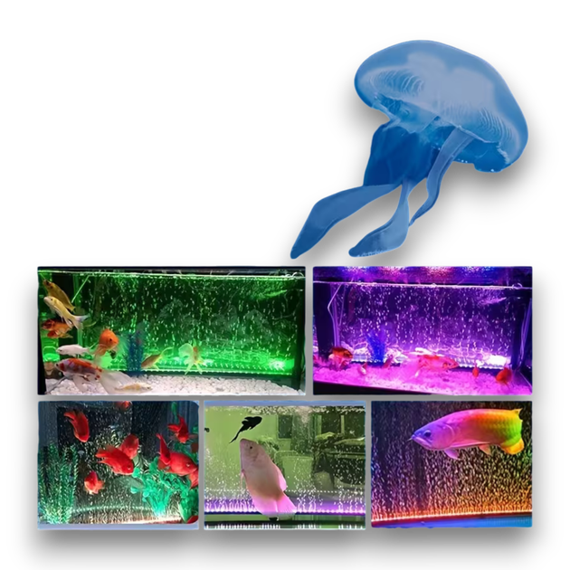 LED світильник з бульбашками для акваріума 26см - Фото 7 LED світильник з бульбашками для акваріума 26см - изображение 7
