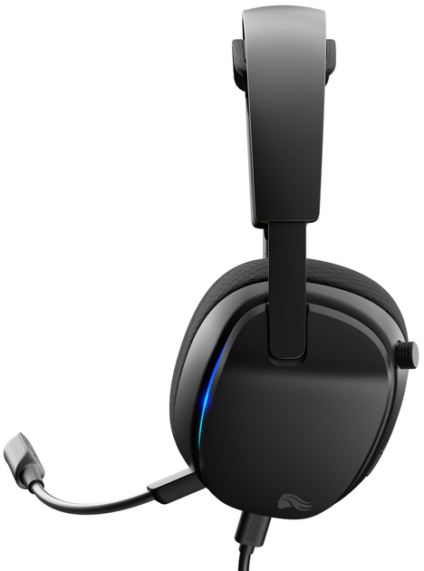 Zestaw słuchawkowy Glorious A2c RGB gamingowy z mikrofonem Czarny GLO-A-2PC-BLK (840408303286) - obraz 7