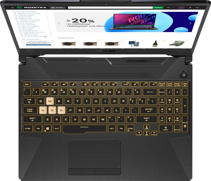 Ноутбук ASUS TUF Gaming F15 FX506HCB-HN161 i5-11400H 16GB 512GB RTX 3050 4GB 15.6 FHD 144Hz - изображение 2