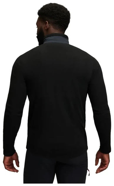 Кофта флісова чоловіча Black Diamond M RiftFZ Fleece Jacket, Black/Black (S) - изображение 4