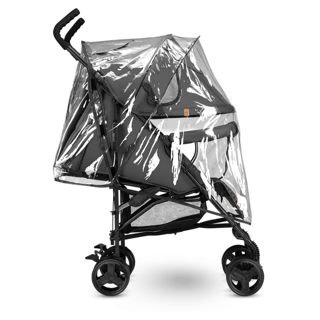 Прогулочная коляска Lionelo ELIA Graphite со стальной рамой, регулируемой спинкой и амортизацией - изображение 5