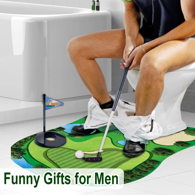 Гра для туалету Toilet Golf Game, міні-гольф у санвузол - Фото 5 Гра для туалету Toilet Golf Game, міні-гольф у санвузол - зображення 5